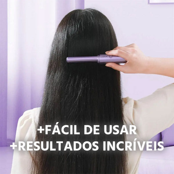 Pente Alisador de Cabelo 5 em 1 Sem Fio Lojazzo Beauty® + Brinde
