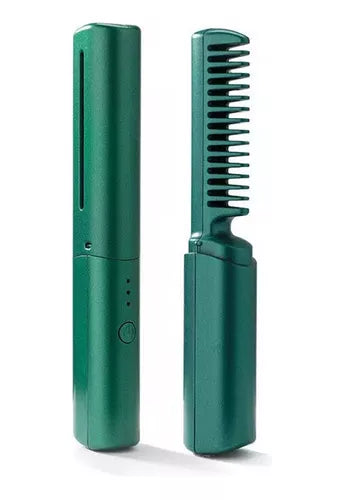 Pente Alisador de Cabelo 5 em 1 Sem Fio Lojazzo Beauty® + Brinde
