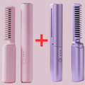 Pente Alisador de Cabelo 5 em 1 Sem Fio Lojazzo Beauty® + Brinde